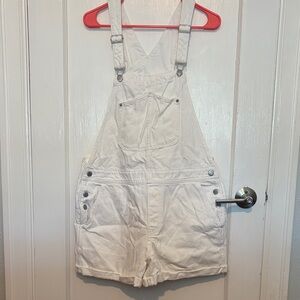 Old Navy Cream Denim Overalls